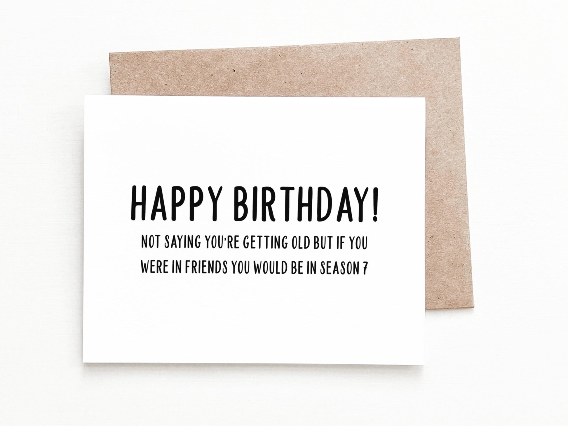 Funny Birthday Card, Birthday Gift for Him or Her