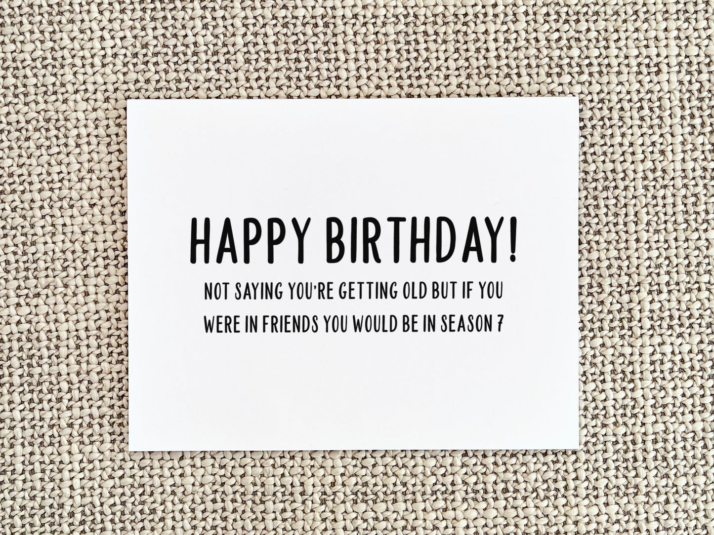 Funny Birthday Card, Birthday Gift for Him or Her