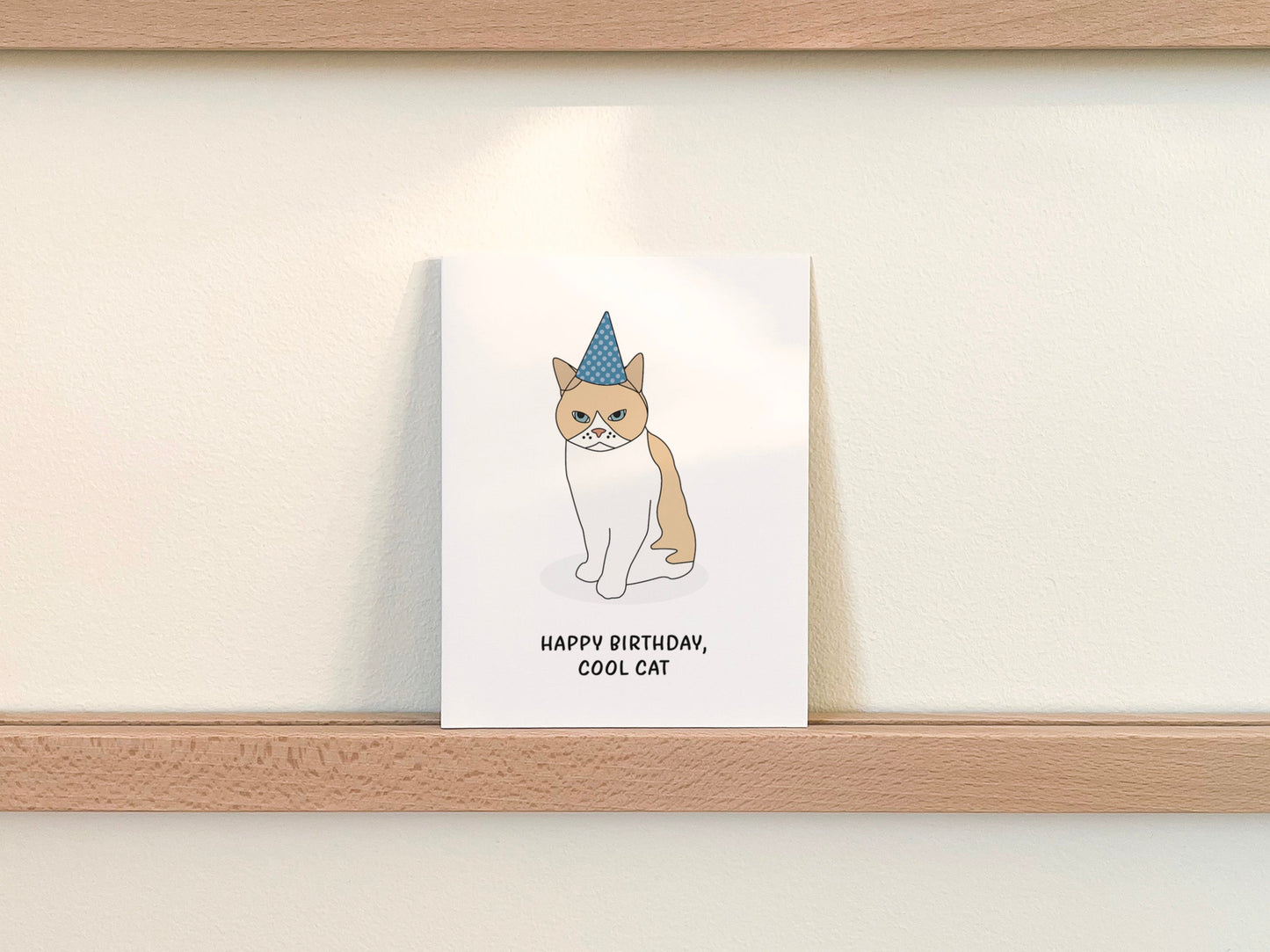 Cool Cat Birthday Card