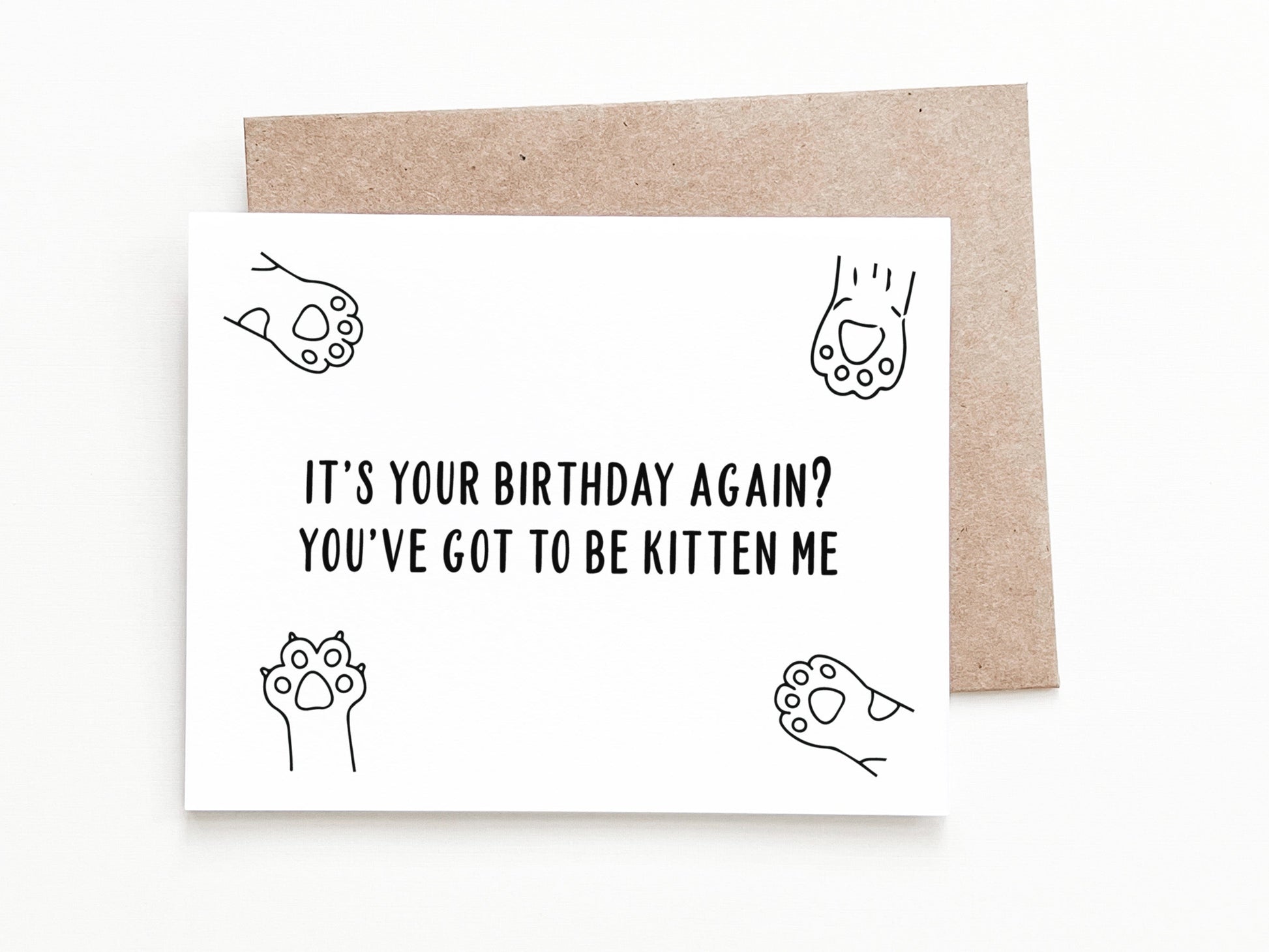 Funny Birthday Card, Birthday Gift for Him or Her