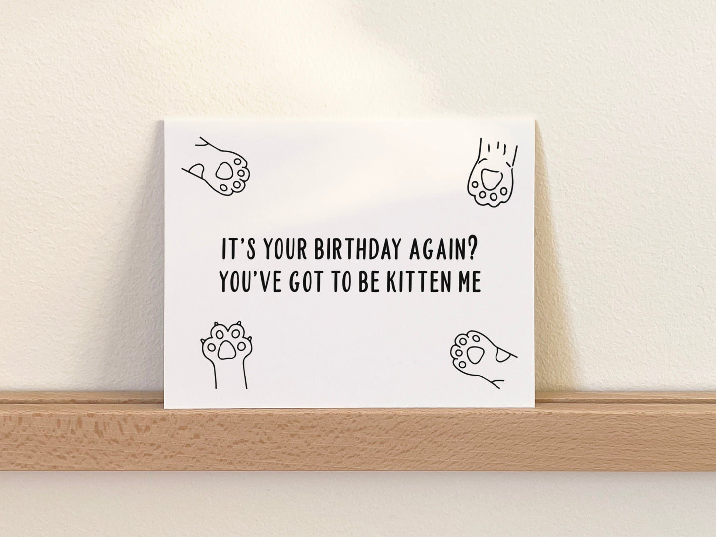 Funny Birthday Card, Birthday Gift for Him or Her