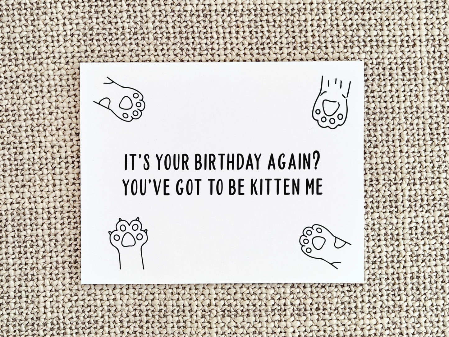 Funny Birthday Card, Birthday Gift for Him or Her