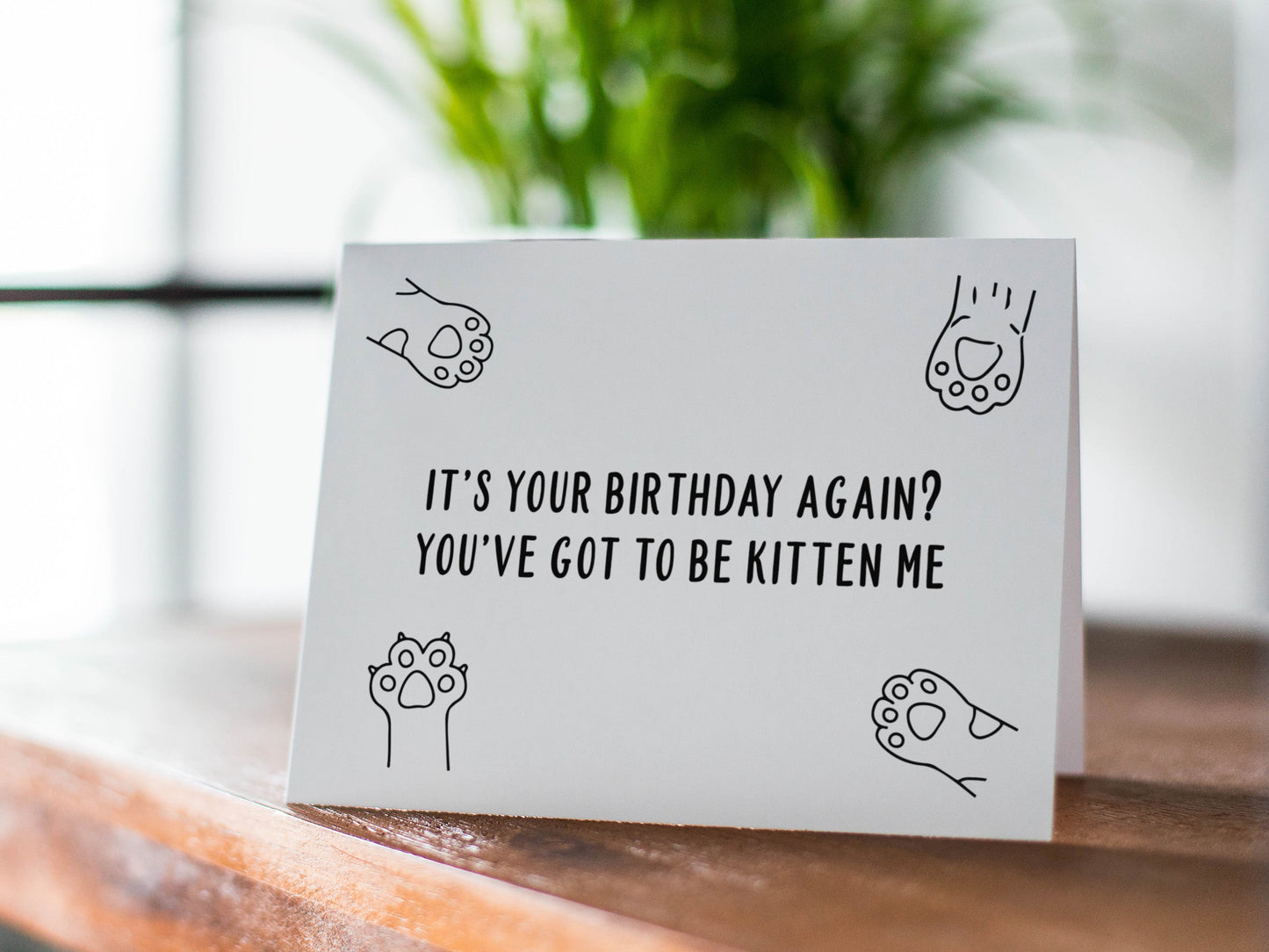 Funny Birthday Card, Birthday Gift for Him or Her