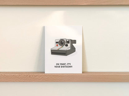 Camera Birthday Card