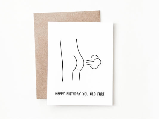 Funny Birthday Card, Birthday Gift for Him or Her