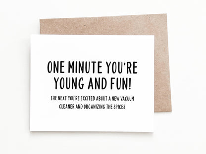 Funny Birthday Card, Birthday Gift for Him or Her