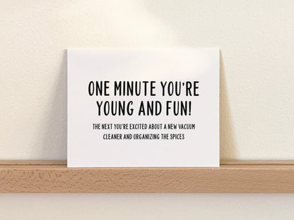 Funny Birthday Card, Birthday Gift for Him or Her