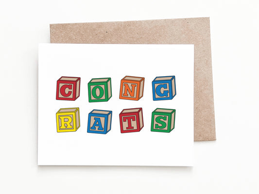 Funny Congratulations Card, Congratulations Gift