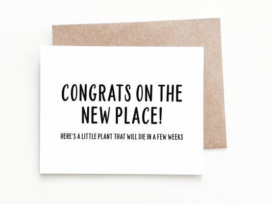 Funny Congratulations Card, Congratulations Gift