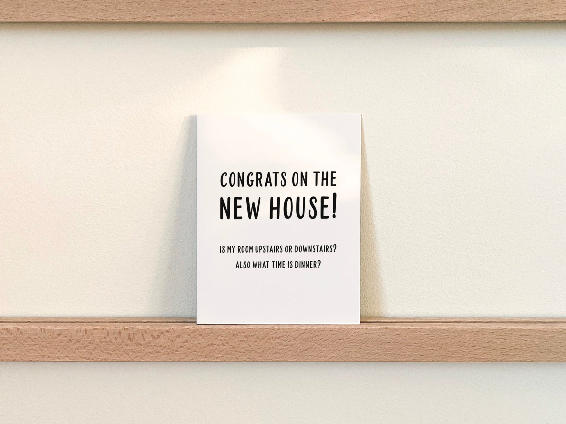 Funny Housewarming Card, Congratulations Gift