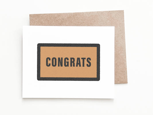 Funny Congratulations Card, Congratulations Gift