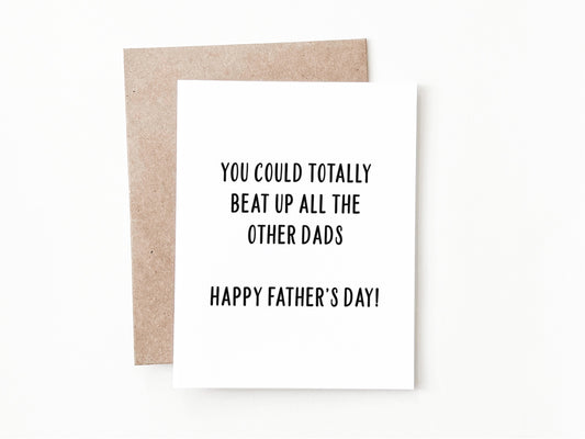 Funny Father's Day Card, Father's Day Gift for Dad