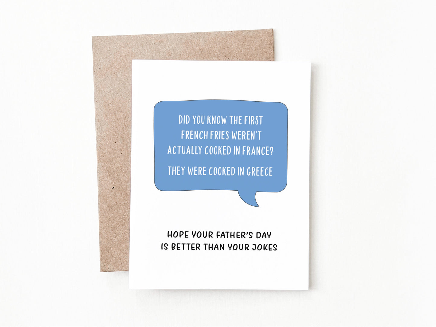 Funny Father's Day Card, Father's Day Gift for Dad