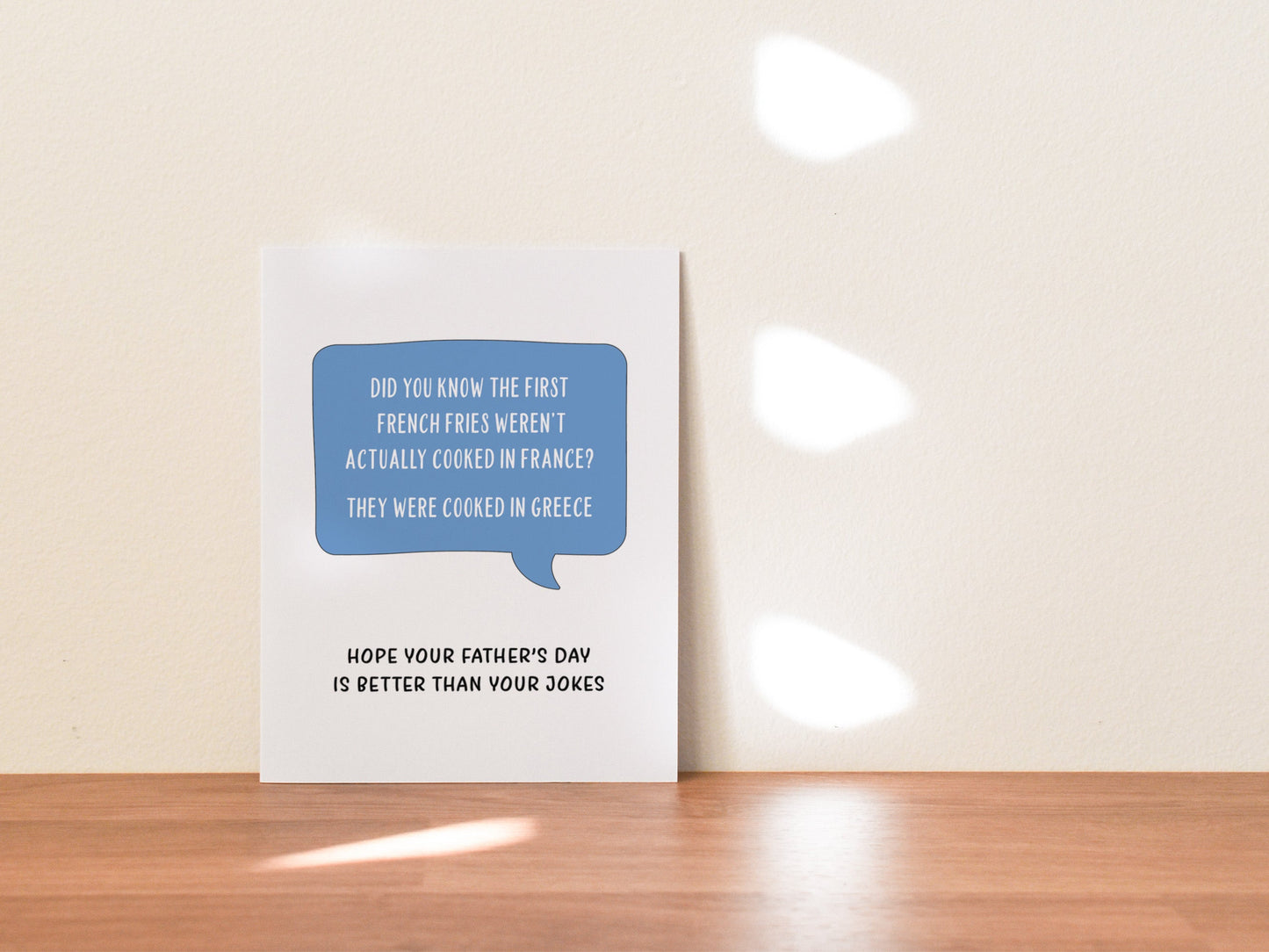 Funny Father's Day Card, Father's Day Gift for Dad