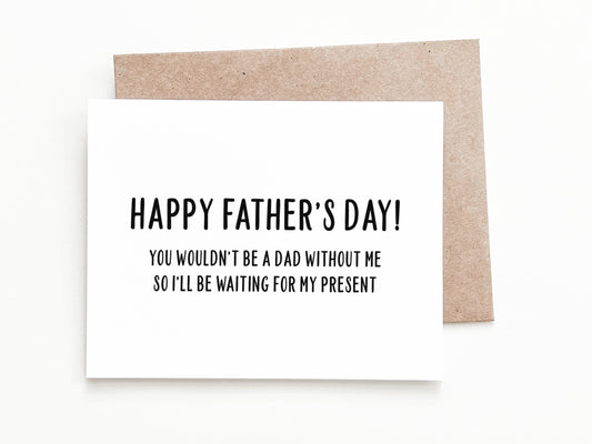 Funny Father's Day Card, Father's Day Gift for Dad