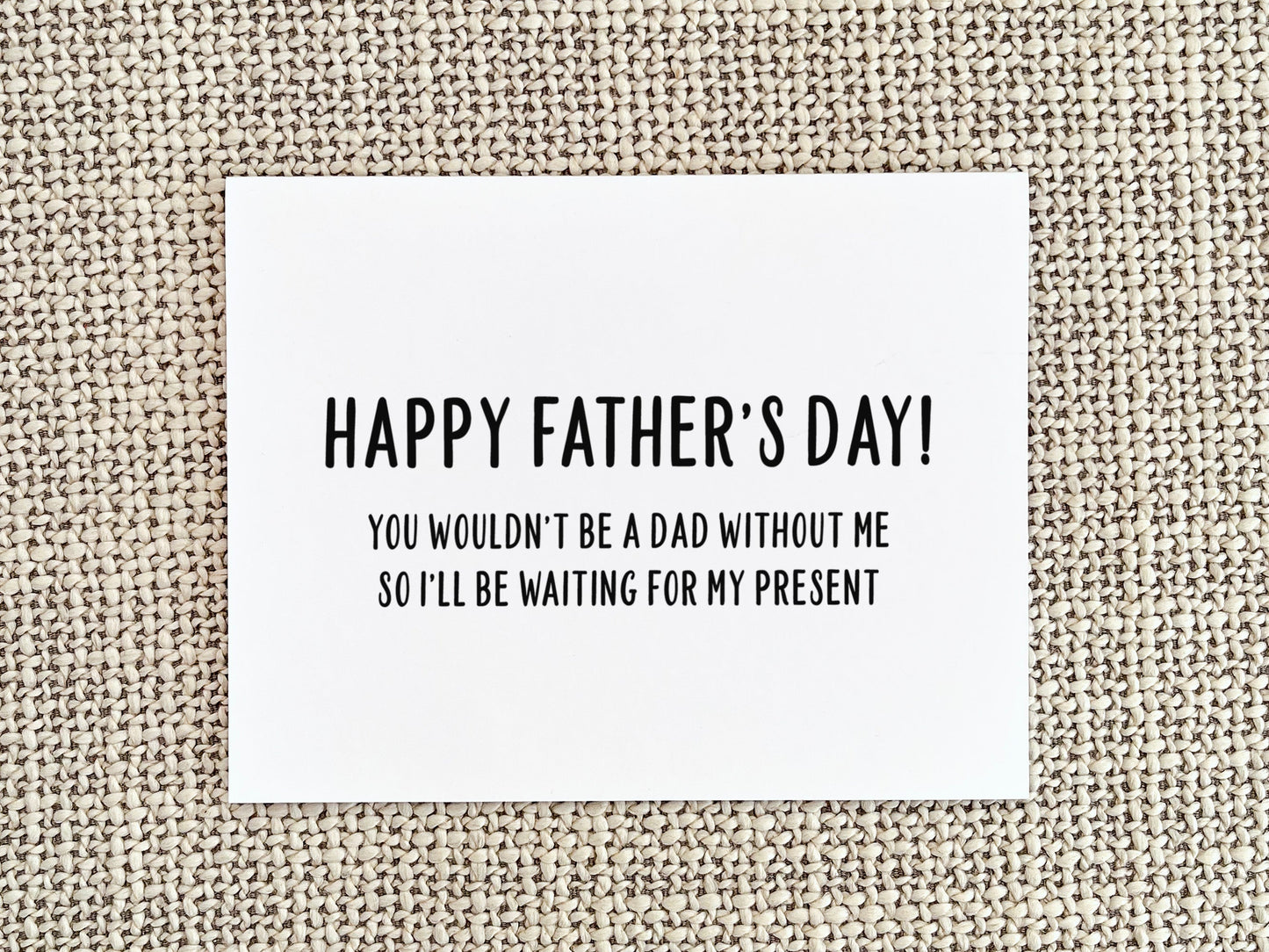 Funny Father's Day Card, Father's Day Gift for Dad