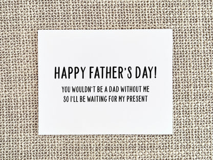 Funny Father's Day Card, Father's Day Gift for Dad