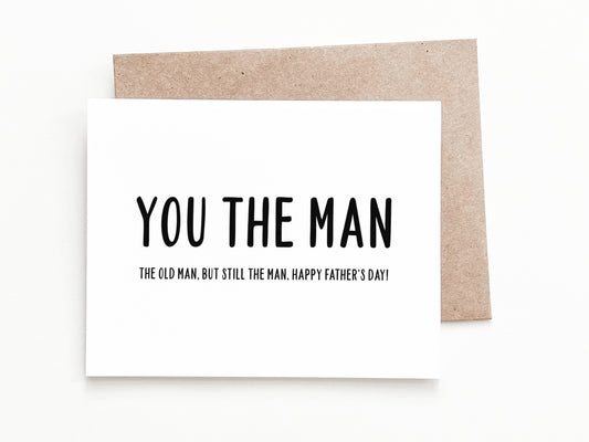 Funny Father's Day Card, Father's Day Gift for Dad