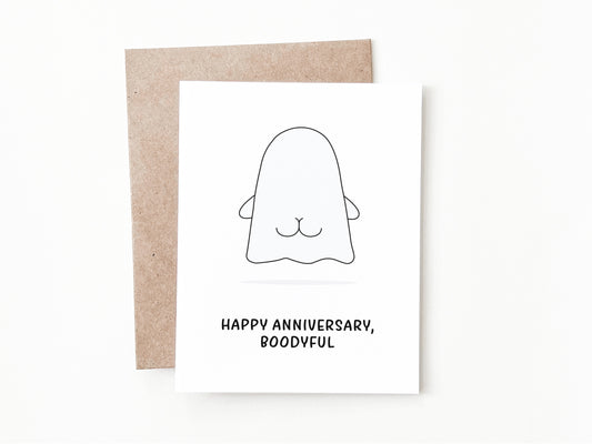 Funny Anniversary Card, Love Gift for Him or Her