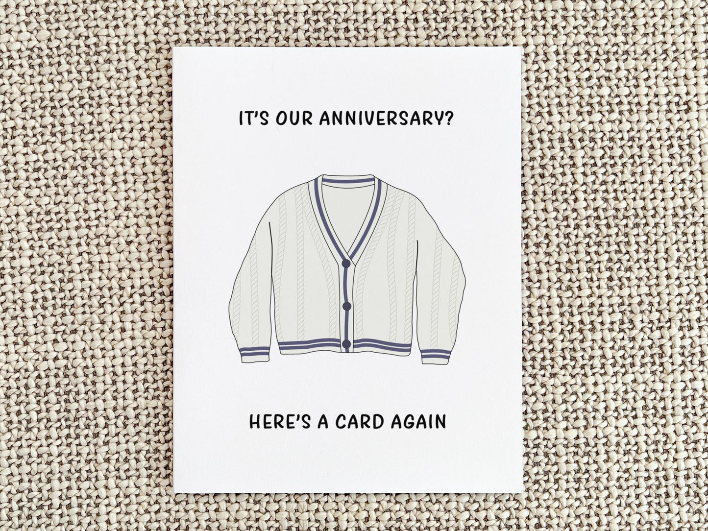 Funny Anniversary Card, Love Gift for Him or Her