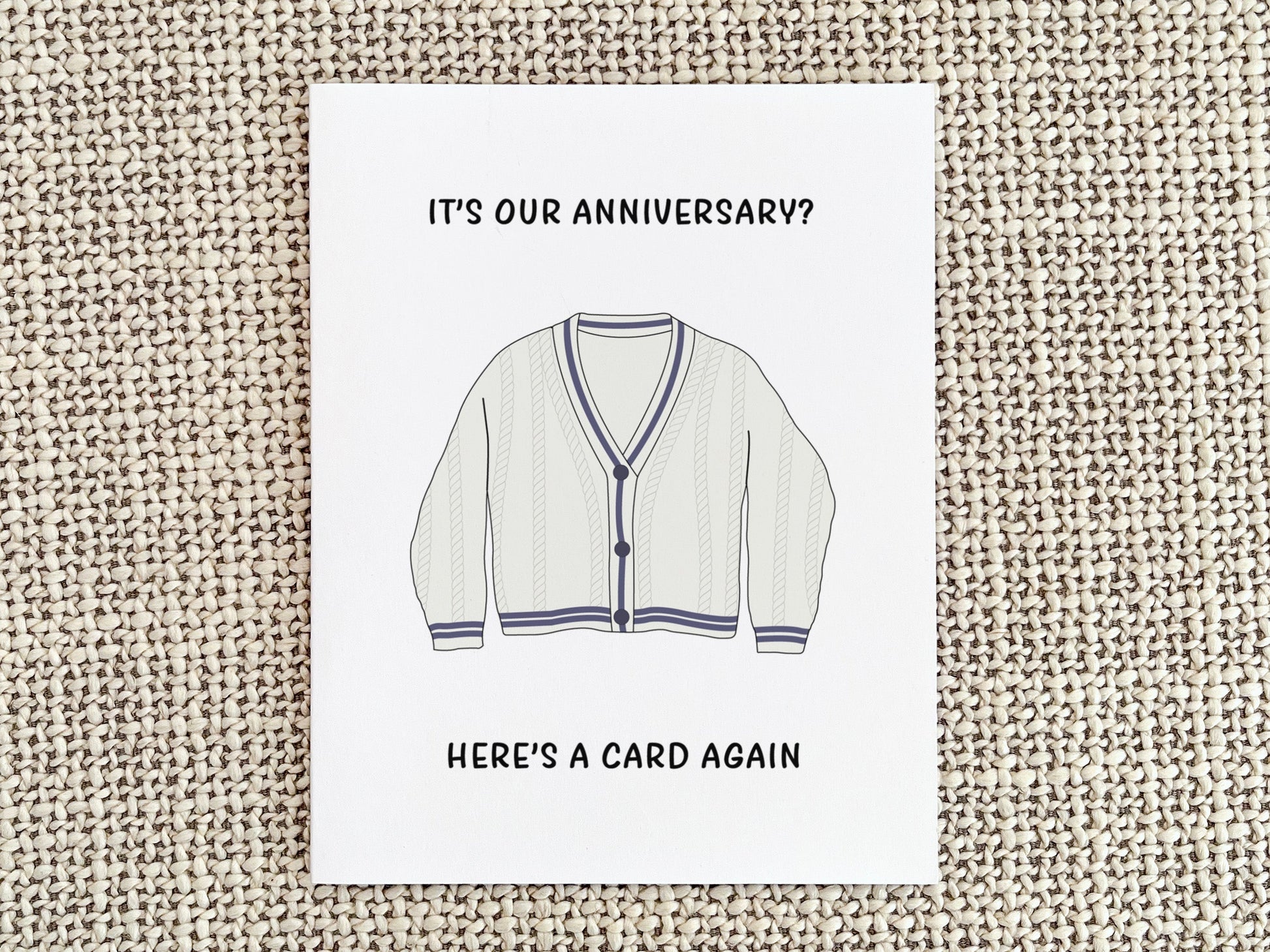 Funny Anniversary Card, Love Gift for Him or Her