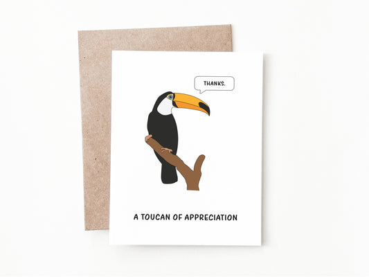 Funny Thank You Card, Thank You Gift