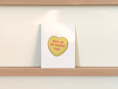 Funny Valentine's Day Card, Valentines Day Gift for Him or Her