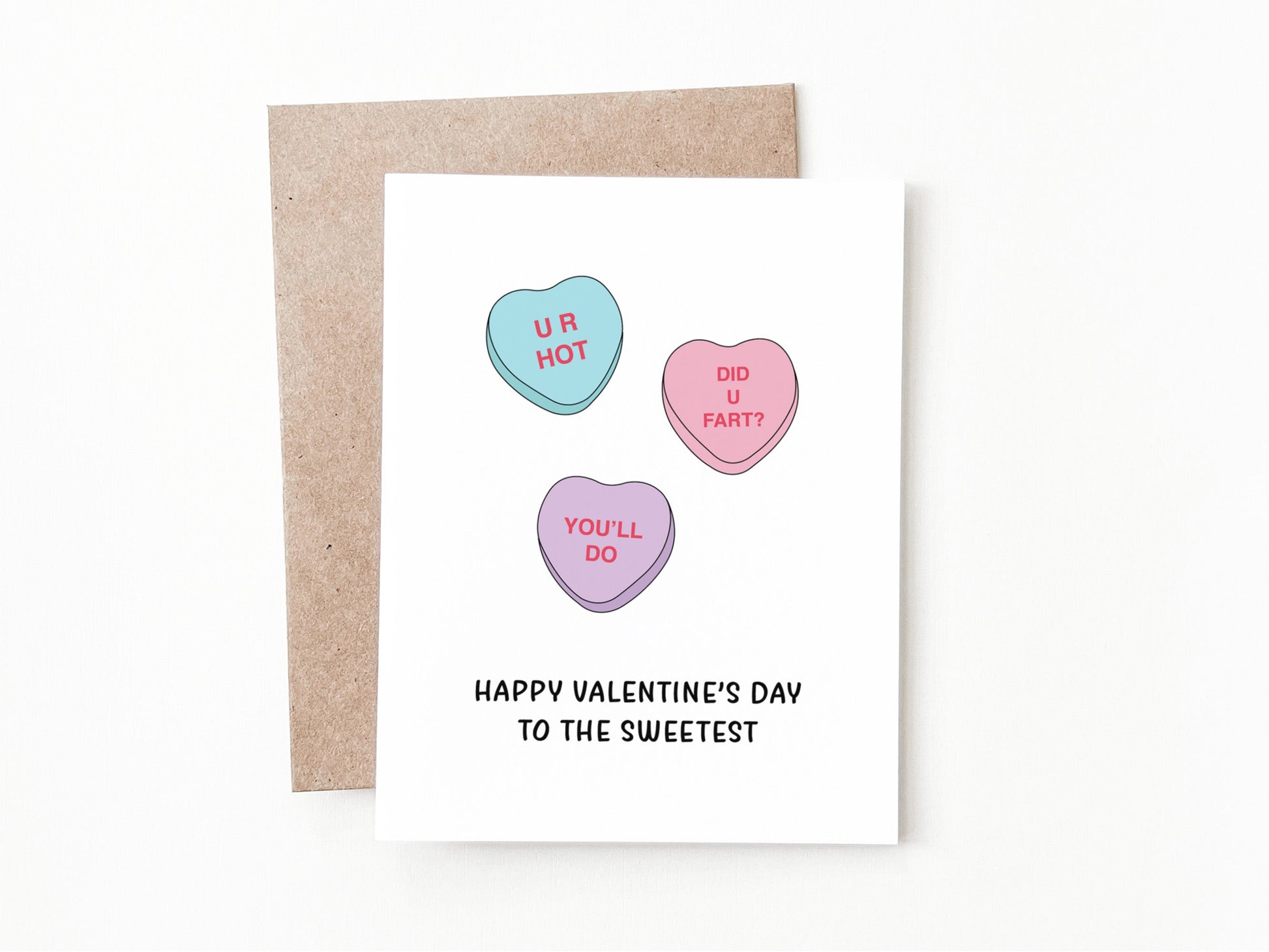 Funny Valentine's Day Card, Valentines Day Gift for Him or Her