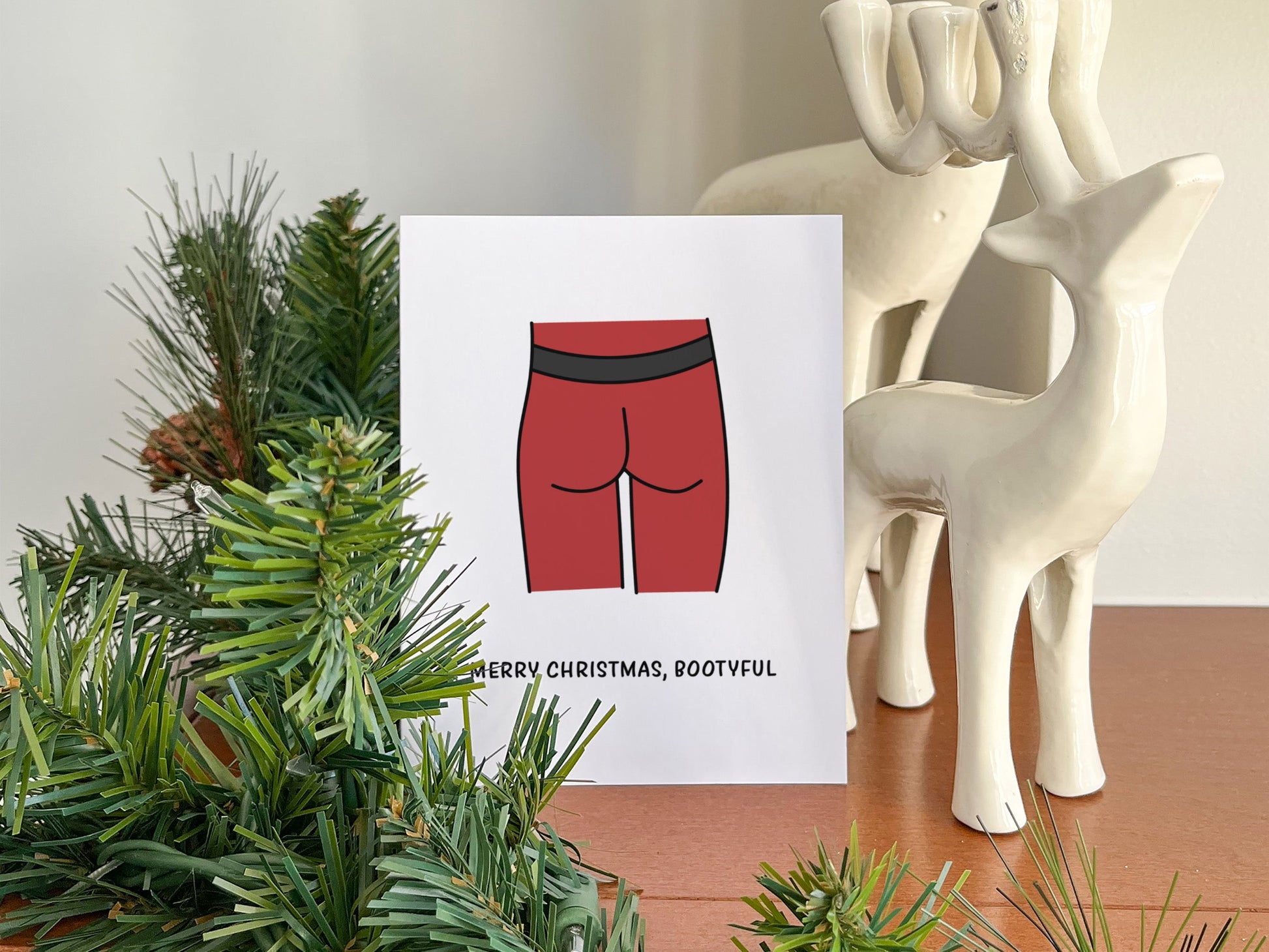 Funny Christmas Greeting Card, Christmas Gift for Him or Her