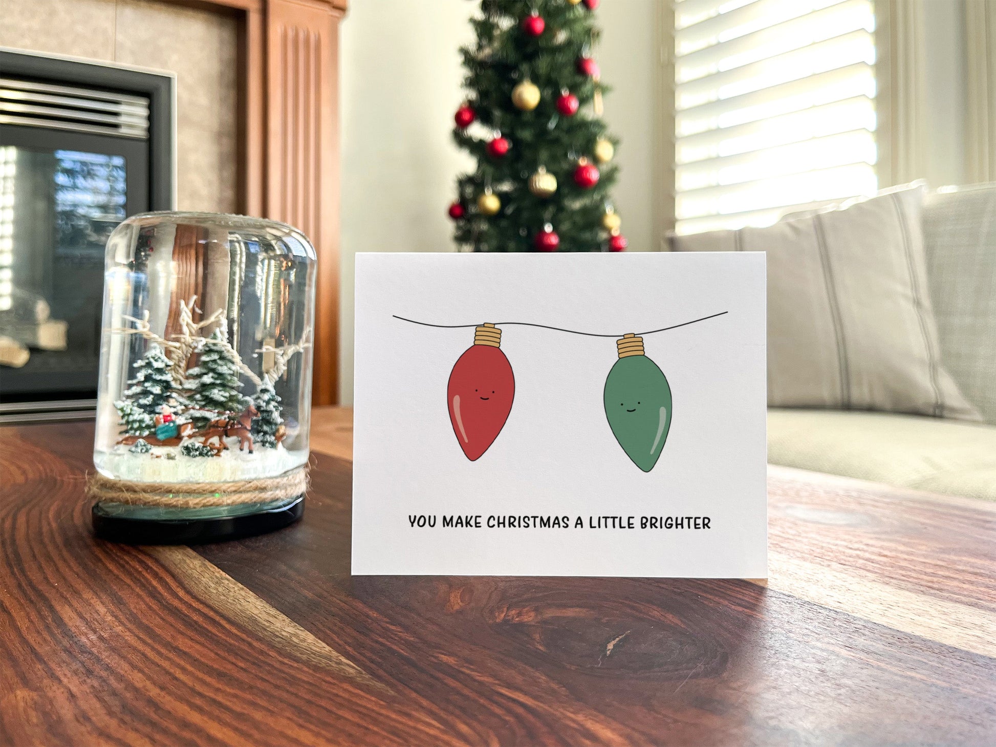 Funny Christmas Greeting Card, Christmas Gift for Him or Her