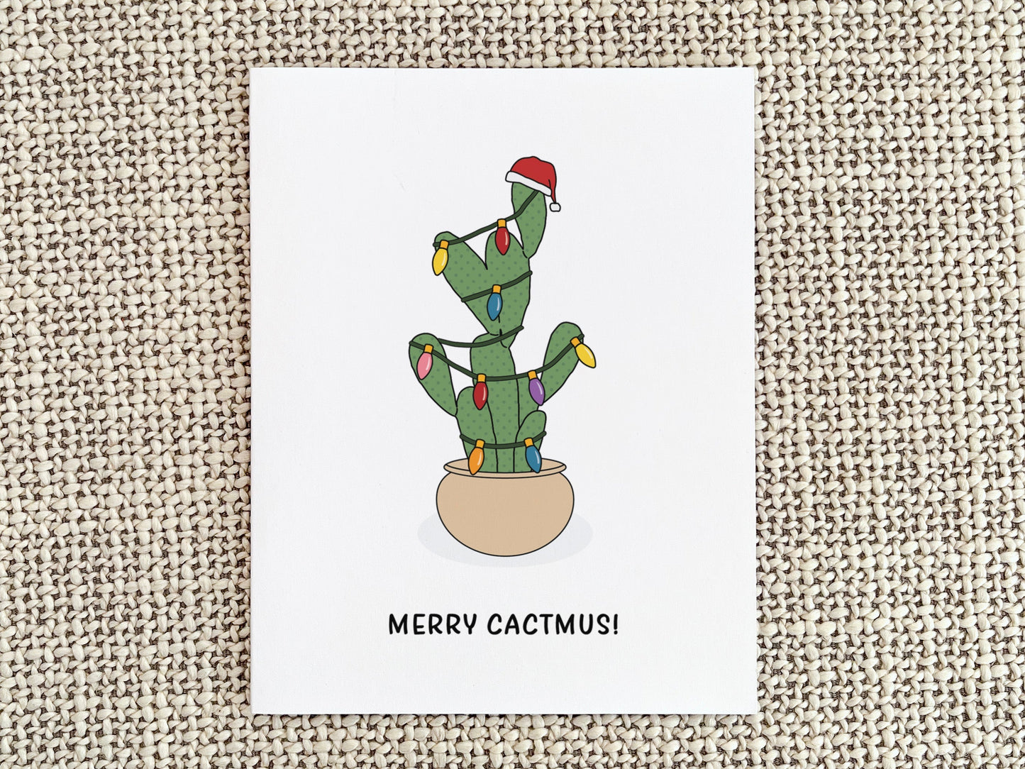 Cactus Christmas Card