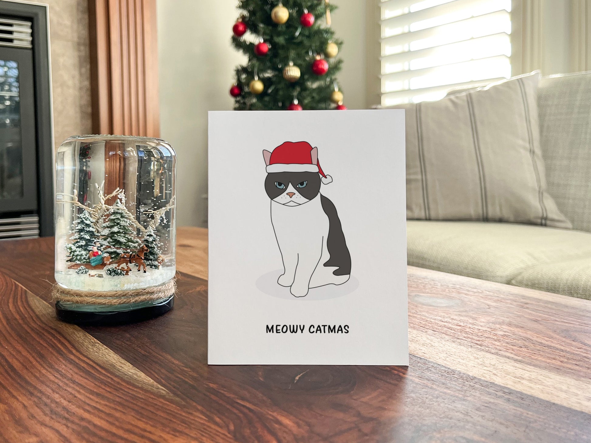 Funny Christmas Greeting Card, Christmas Gift for Him or Her