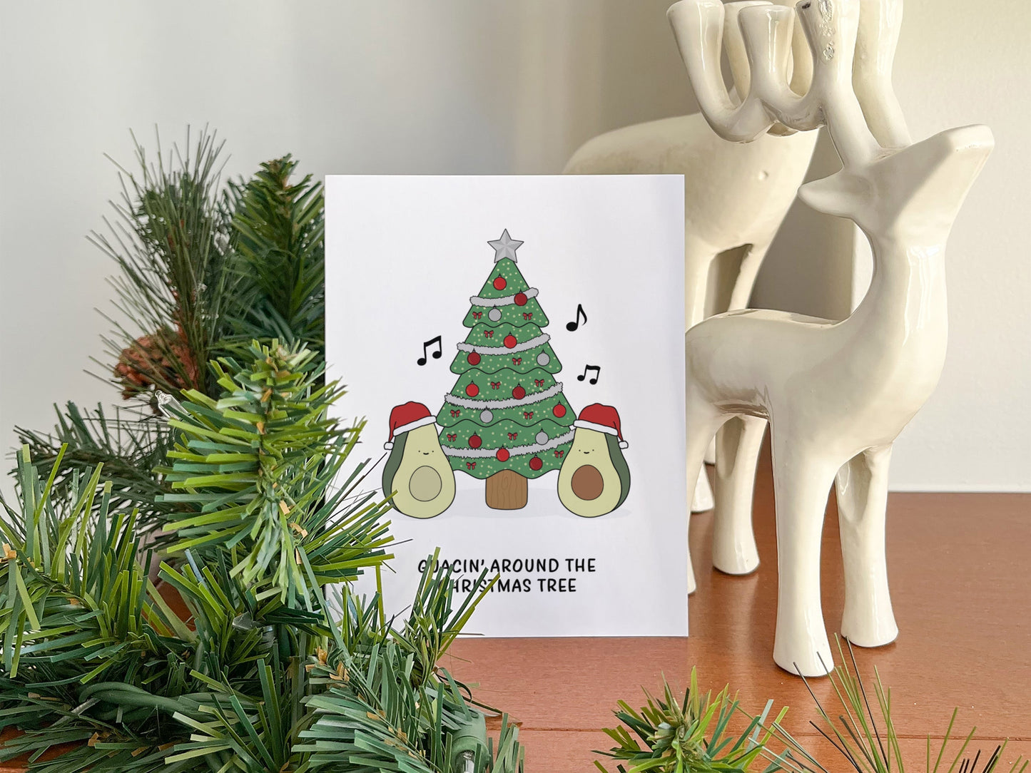 Guacamole Christmas Card