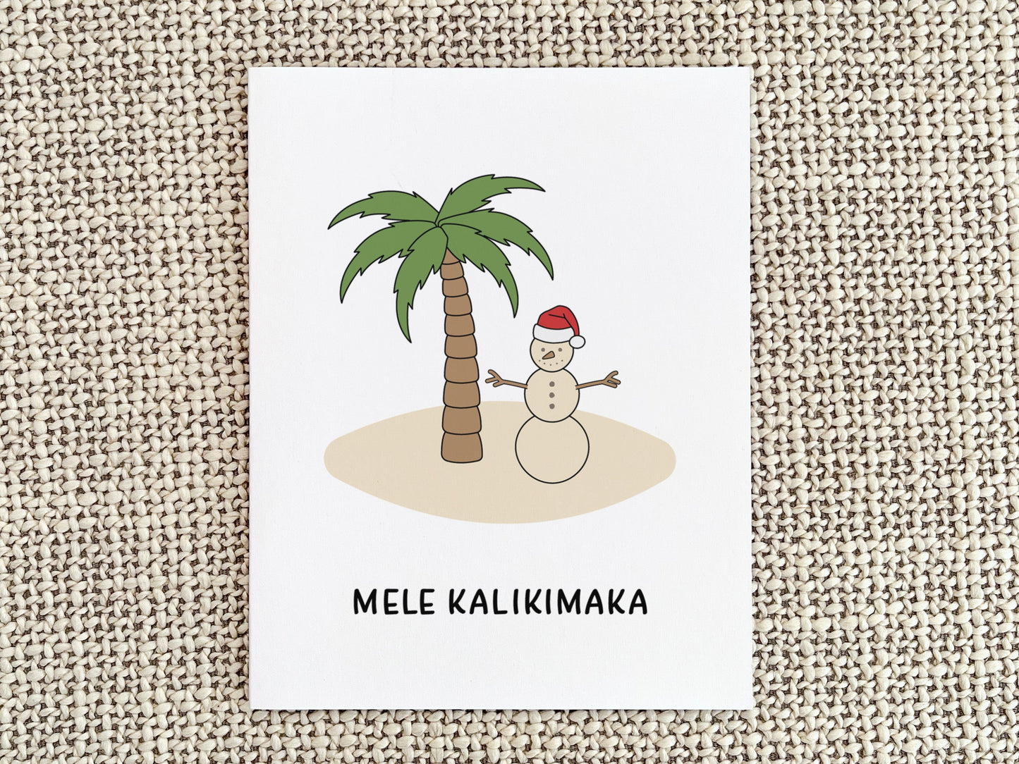 Mele Kalikimaka Christmas Card