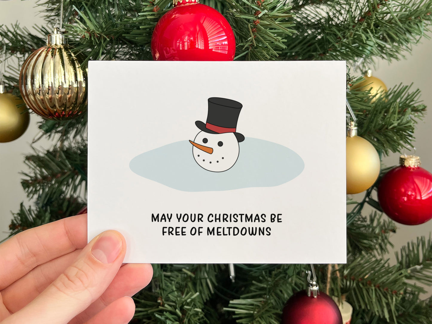 Funny Christmas Greeting Card, Christmas Gift for Him or Her