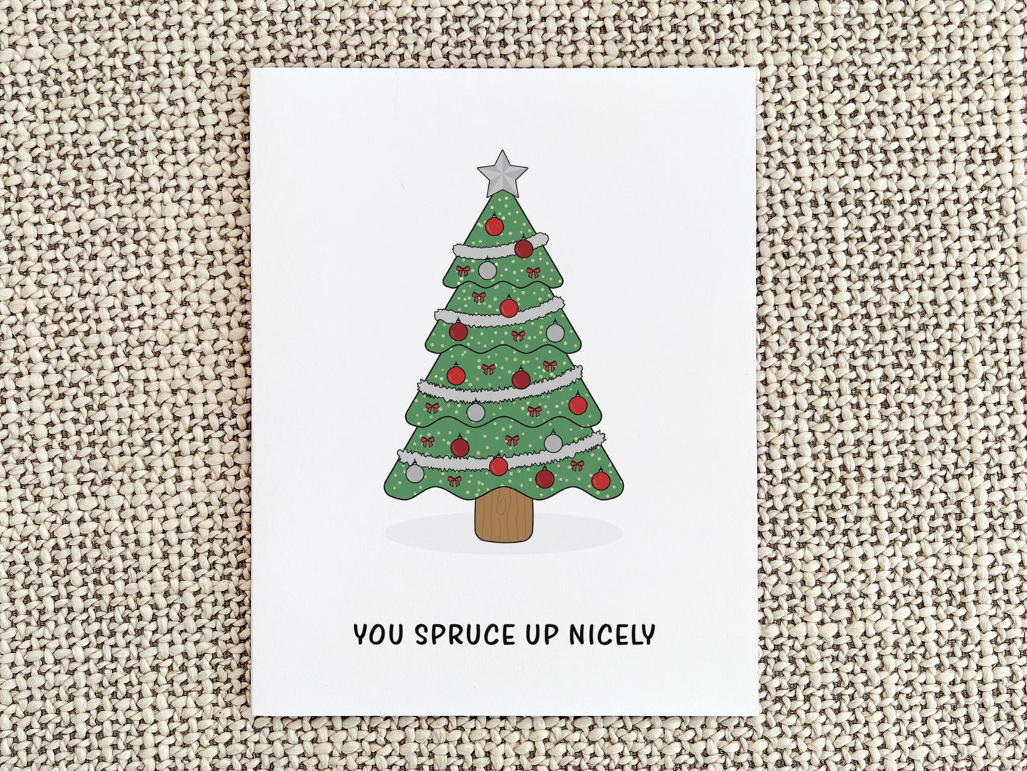 Spruce Up Christmas Card