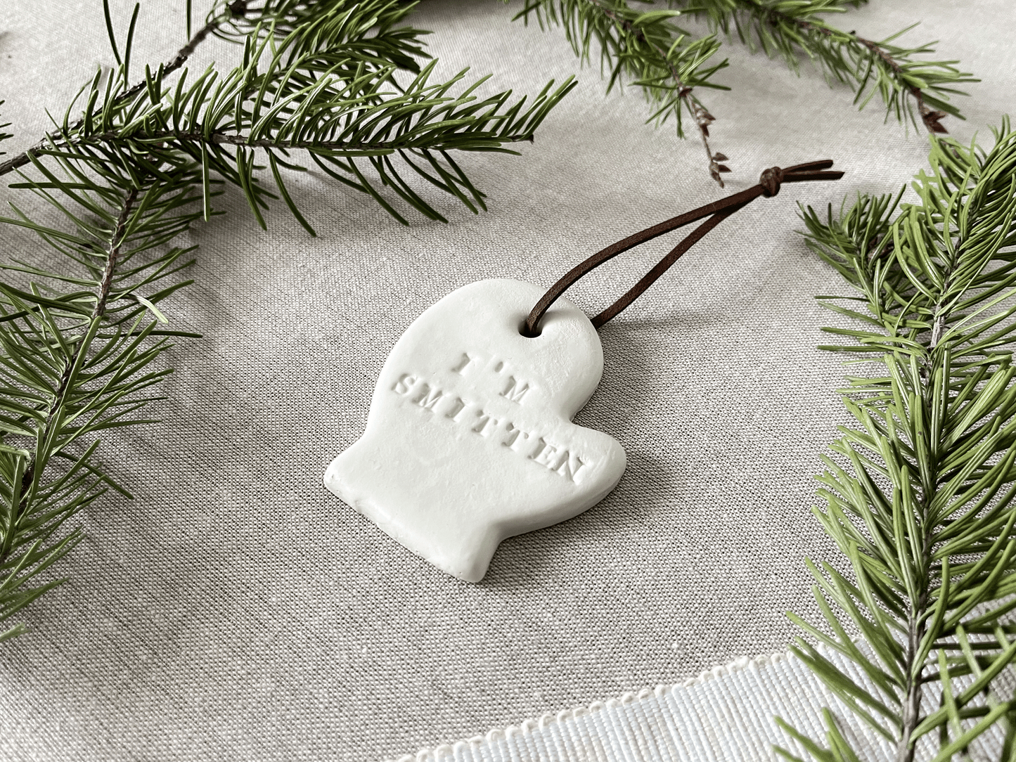 Personalized Mitten Christmas Ornament