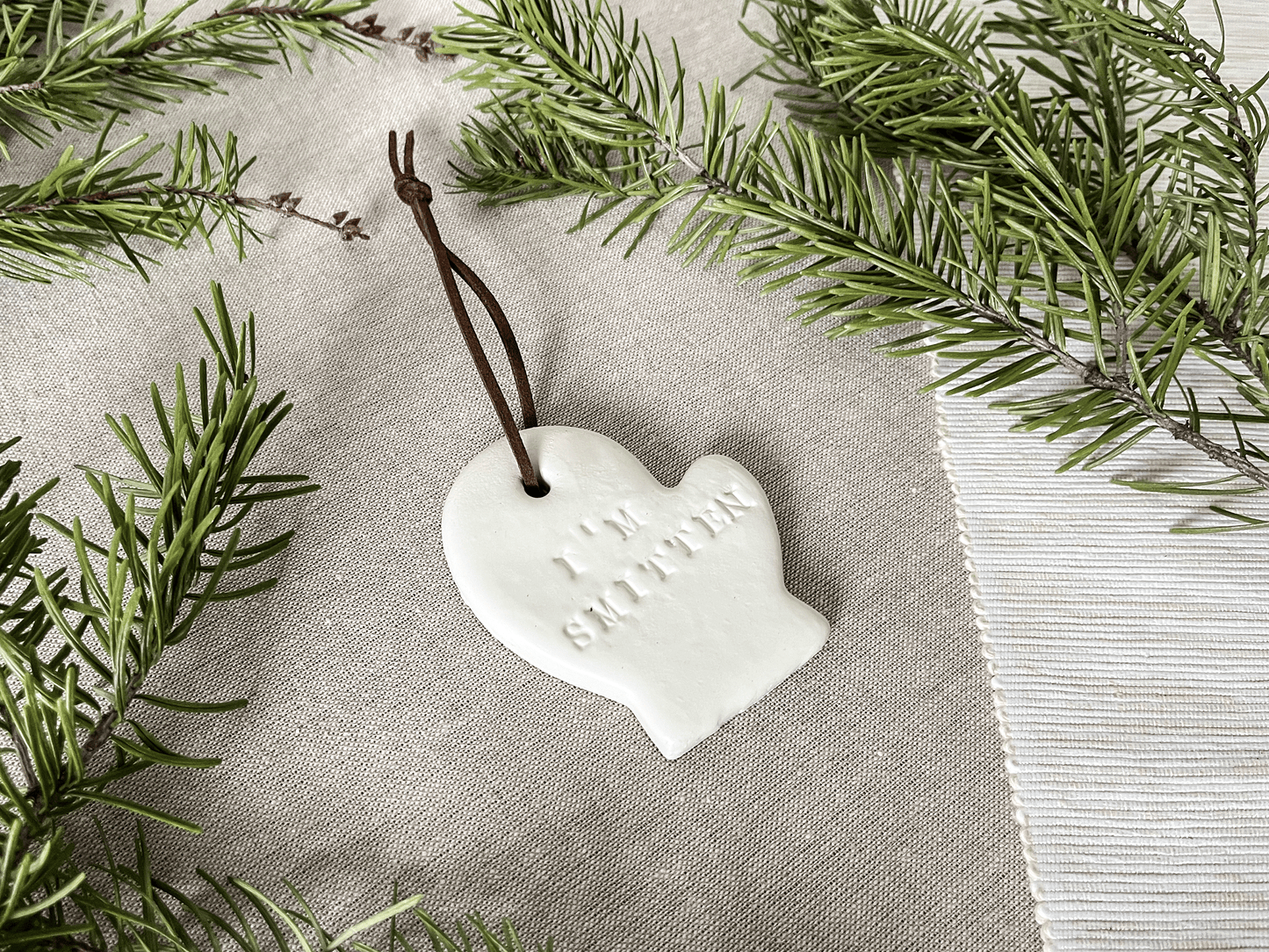 Personalized Mitten Christmas Ornament