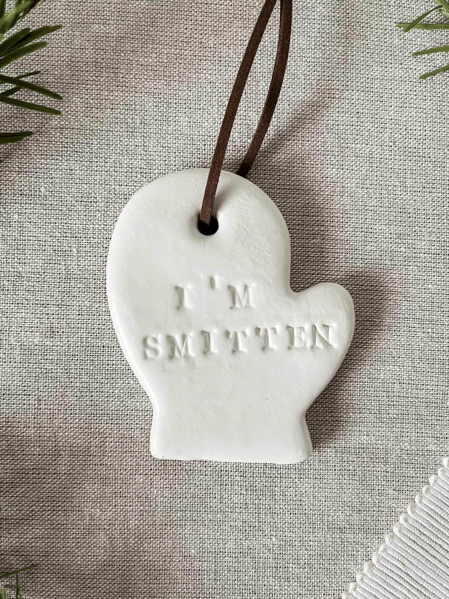 Personalized Mitten Christmas Ornament