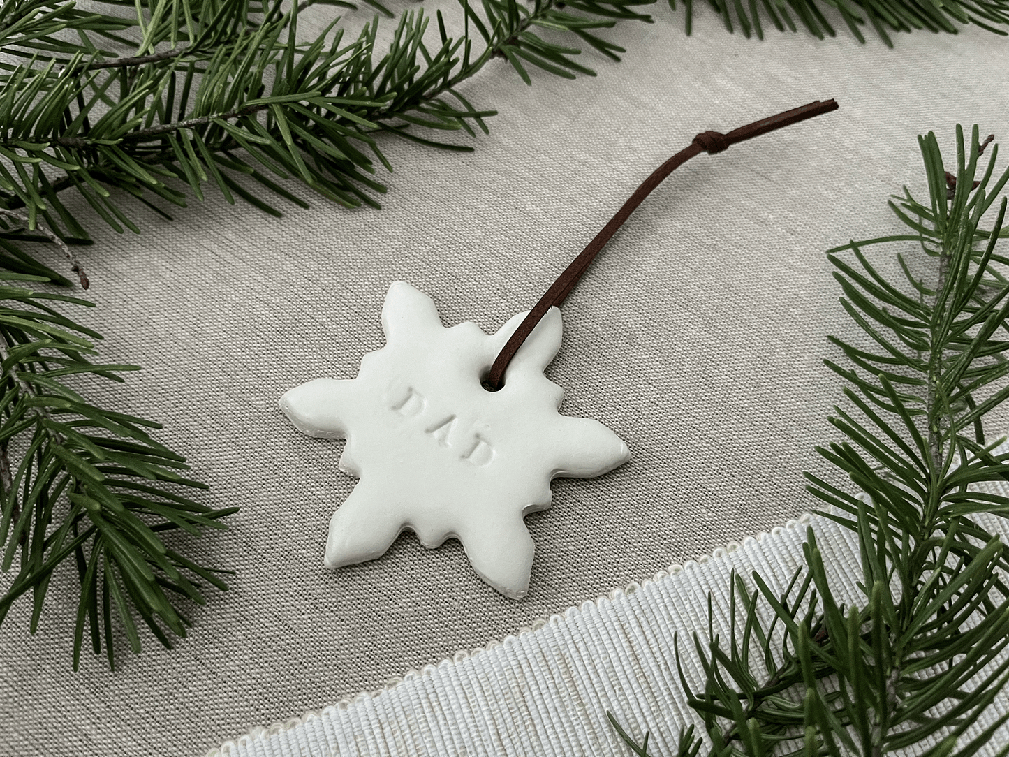 Personalized Snowflake Christmas Ornament