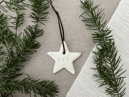 Personalized Star Christmas Ornament