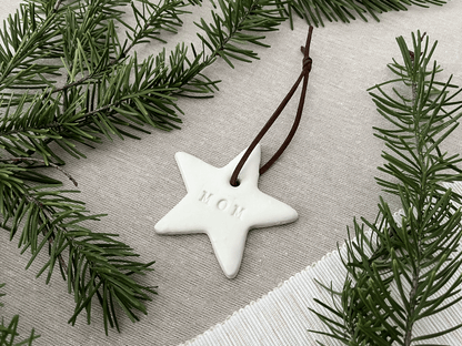 Personalized Star Christmas Ornament