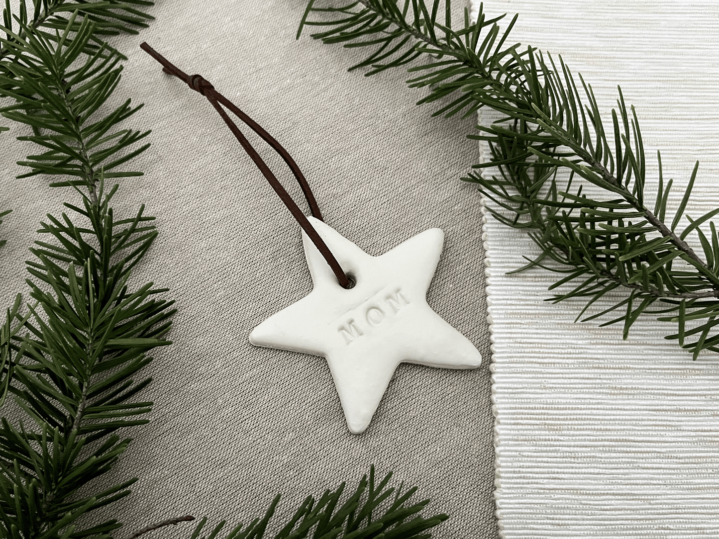 Personalized Star Christmas Ornament