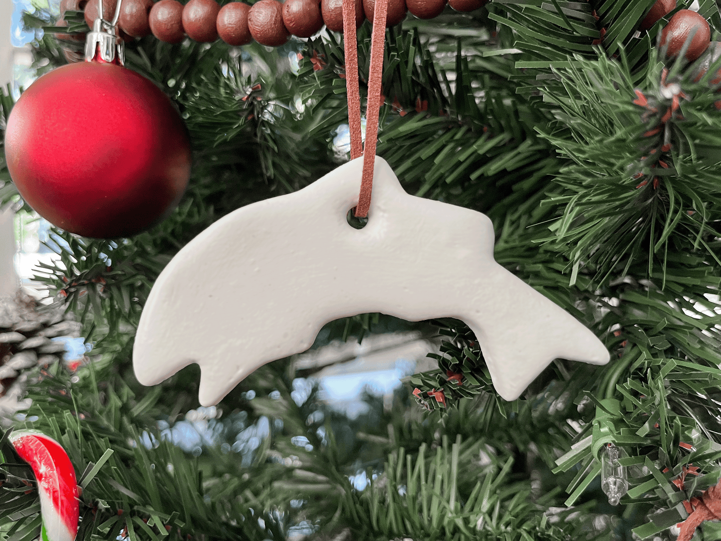 Whale Christmas Tree Ornament