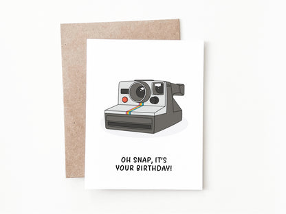 Camera Birthday Card