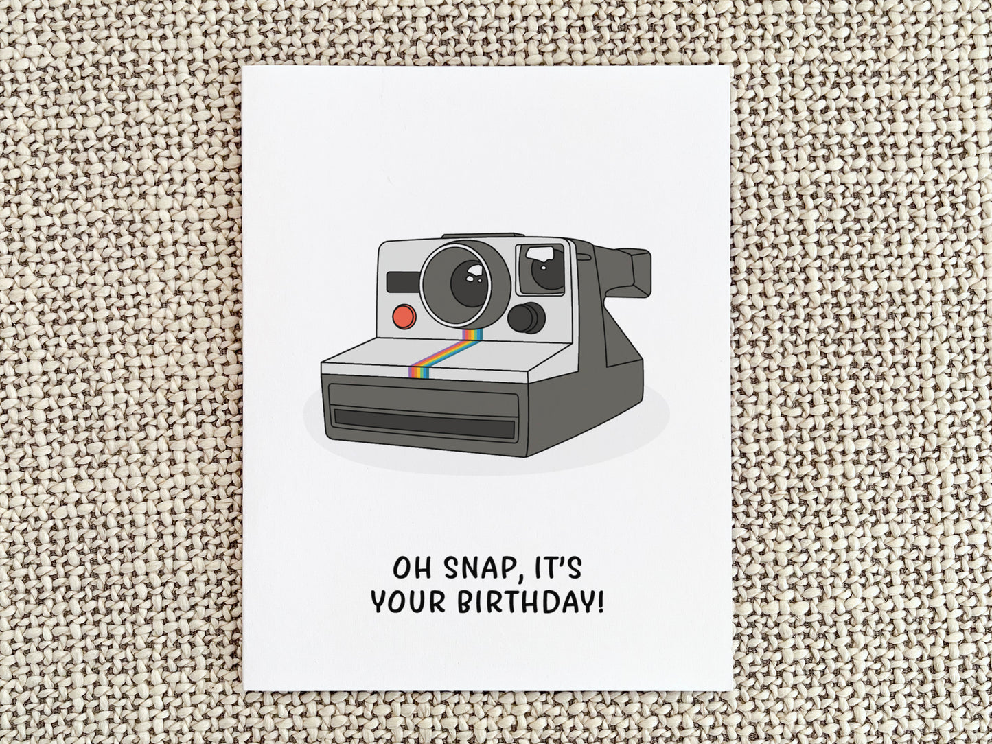 Camera Birthday Card