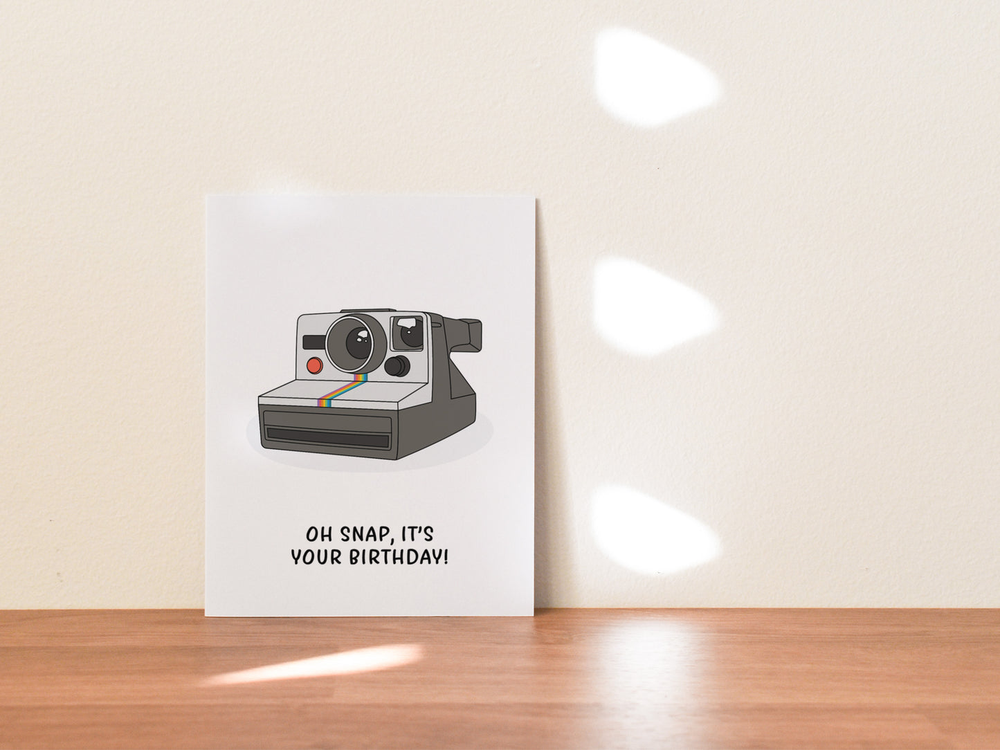 Camera Birthday Card