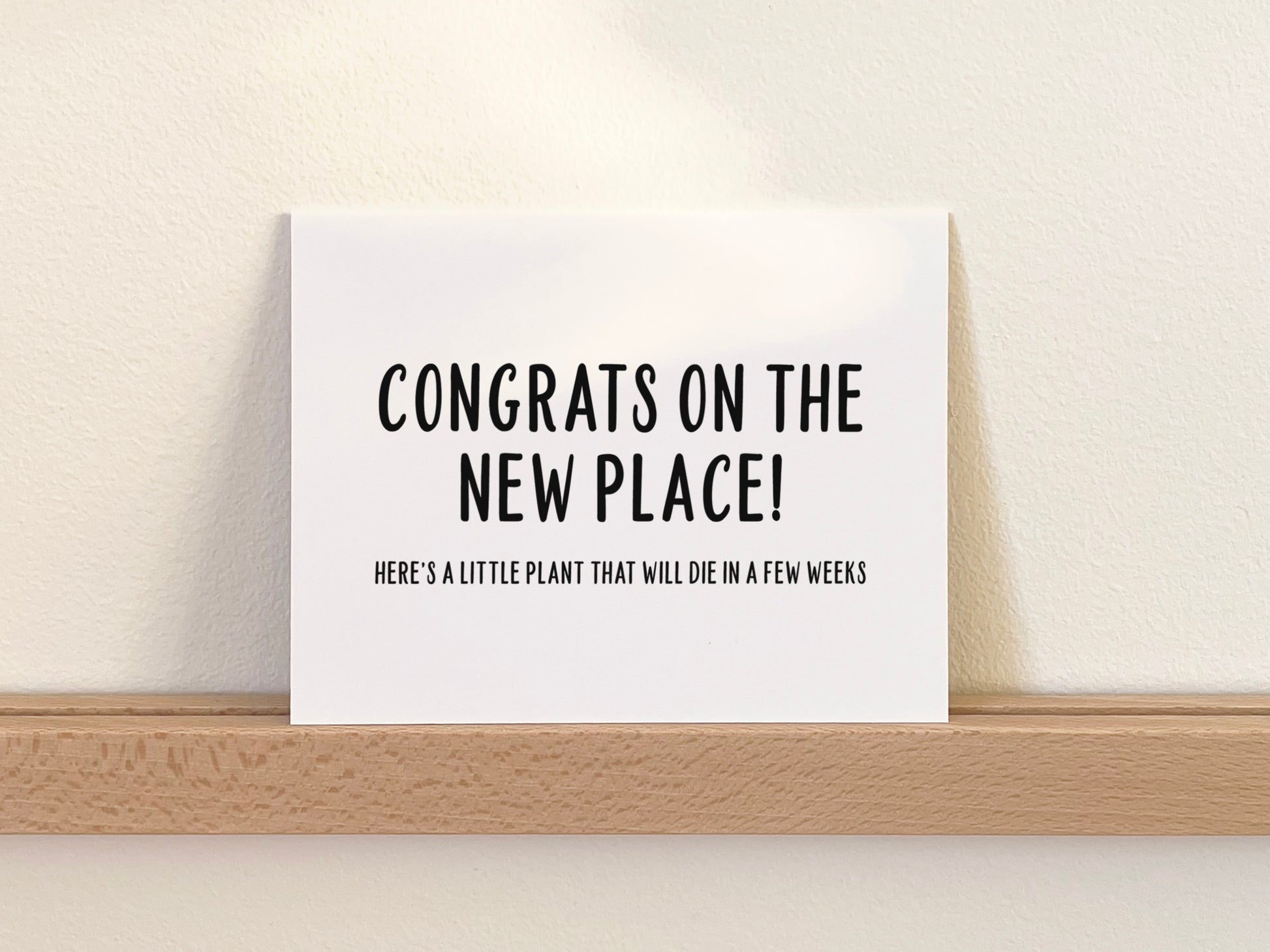 Funny Housewarming Card, Congratulations Gift