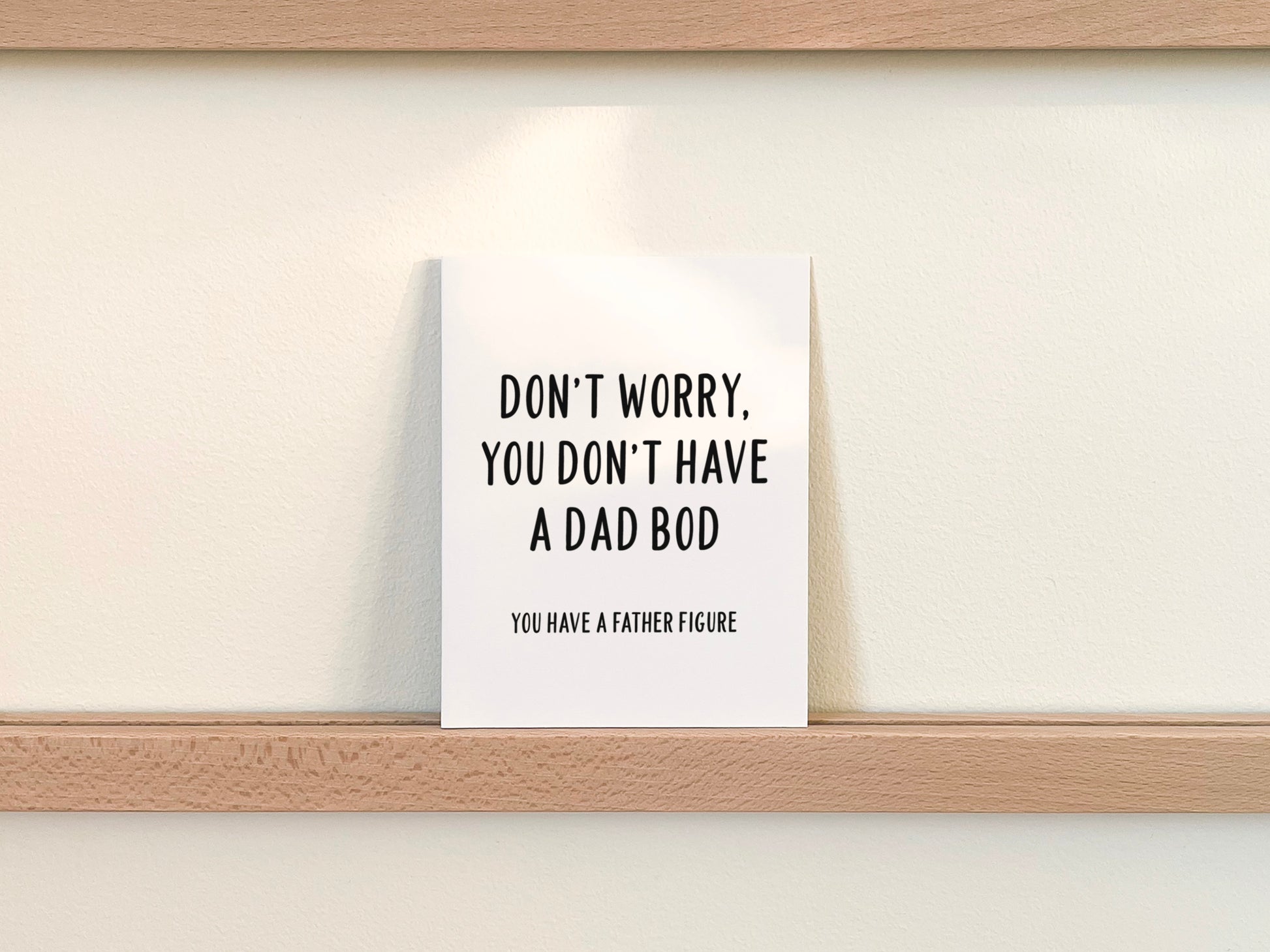 Funny Father's Day Card, Father's Day Gift for Dad