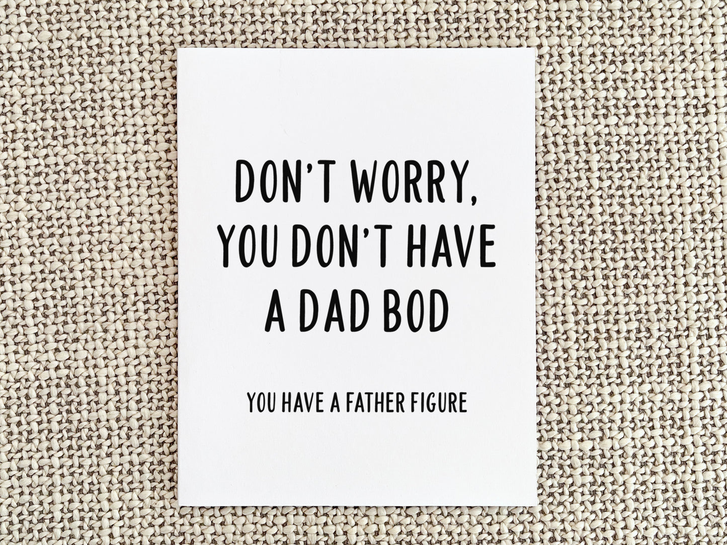 Funny Father's Day Card, Father's Day Gift for Dad